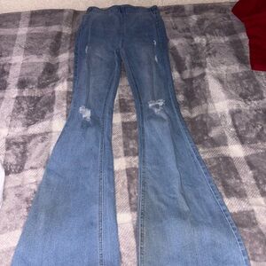 Classic Blue Flared Women's Jeans